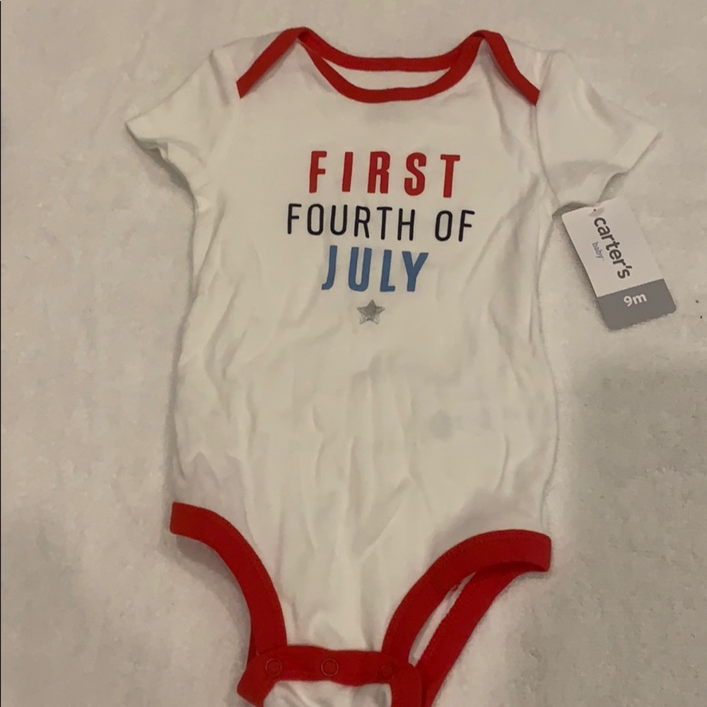 Carters baby’s first 4th of July 9m